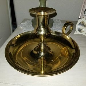 Brass /vintage candle stick holder
